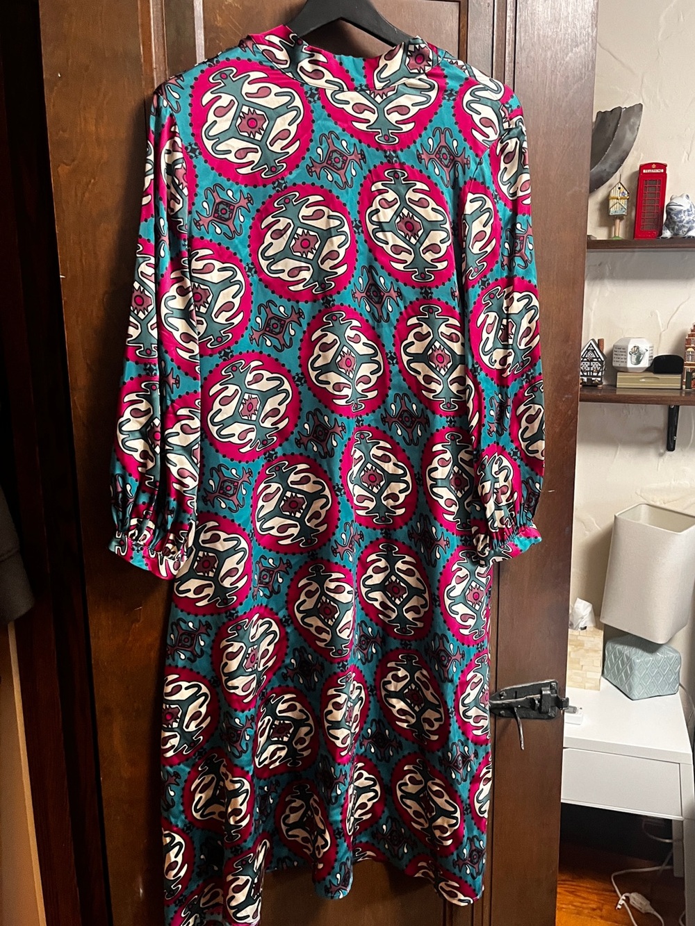 NIU Italian Silk Patterned Dress